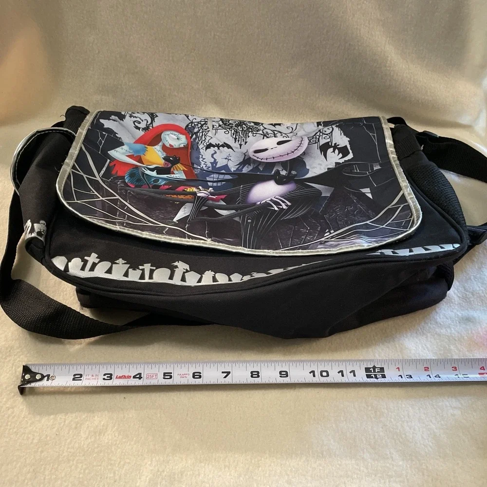 Disney Nightmare Before Christmas Jack Skellington Sally Messenger Laptop Bag